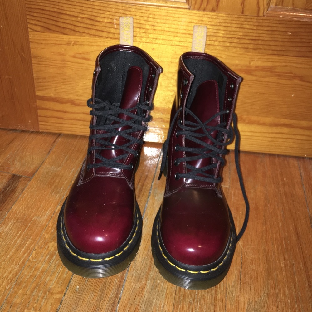 *NEW* Vegan Cherry Red Dr. Martens